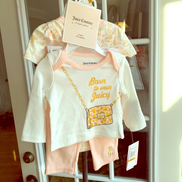Juicy Couture Other - Juicy Couture 3 Piece Set Born to Wear Juicy NWT